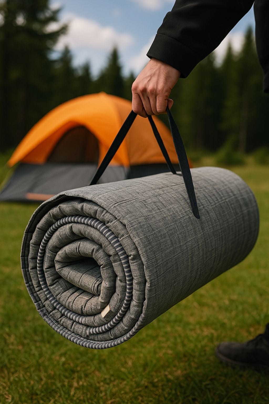 Taşınabilir, Katlanabilir Kamp Yatağı 90x190