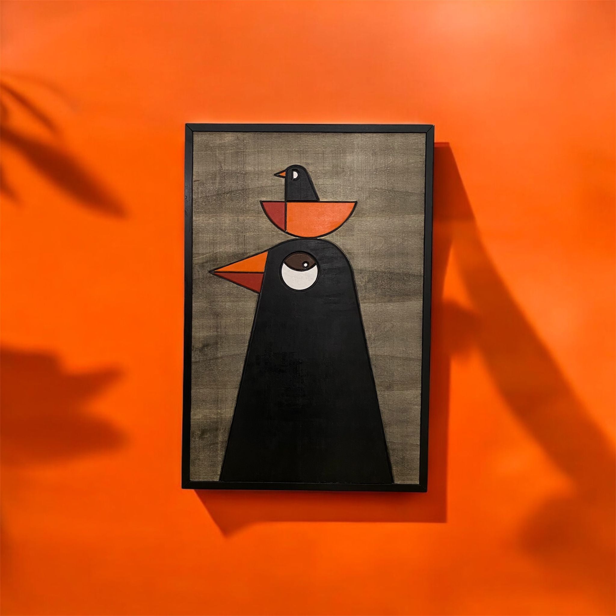 Ahşap Dekoratif Tablo, Çocuk Odası Tablosu-KUŞ