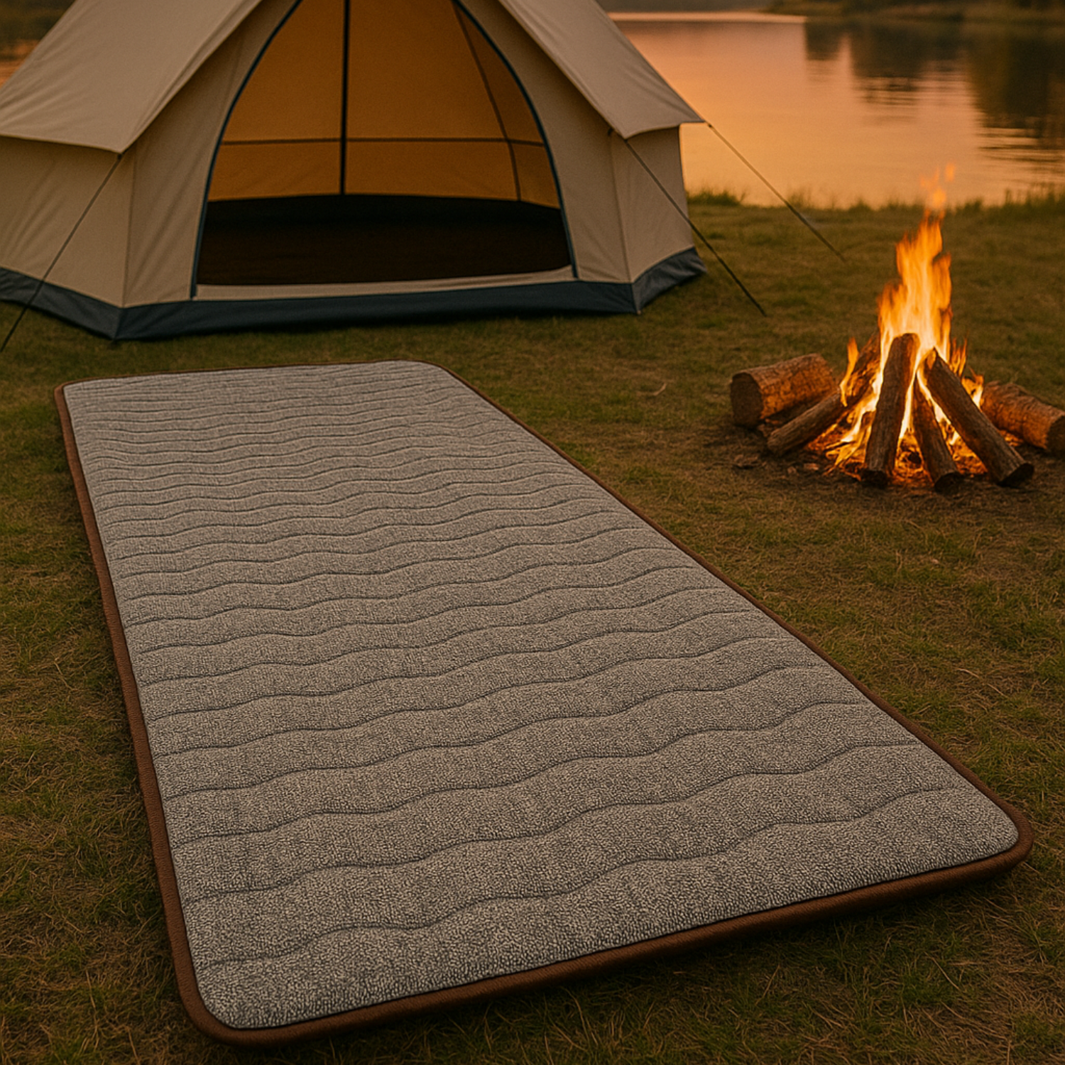 Su Geçirmez Taşınabilir Katlanabilir Kamp Yatağı 70x180